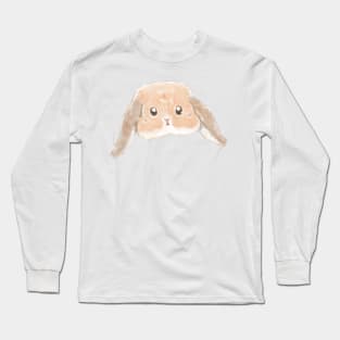 Bailey Holland Lop Cream Fawn Orange Rabbit Head Long Sleeve T-Shirt